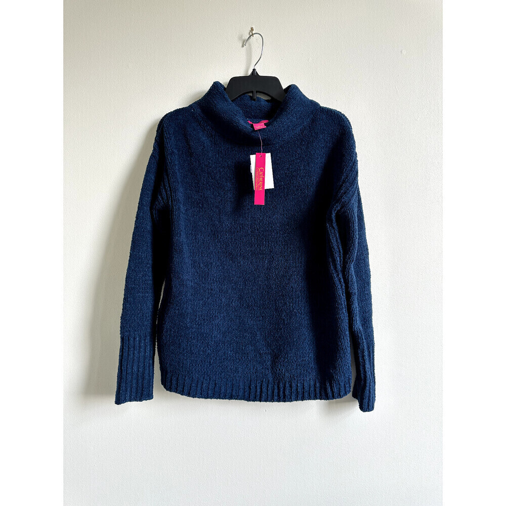 Catherine Catherine Malandrino women's Mock Neck Dolman Sweater Blue Size S $89
